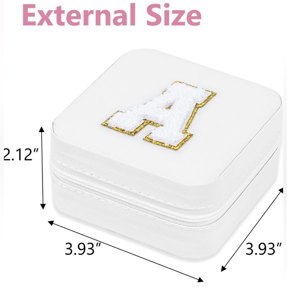 NEW IN BOX Jewelry Organizer Box - D Initial - Picture 5 of 6